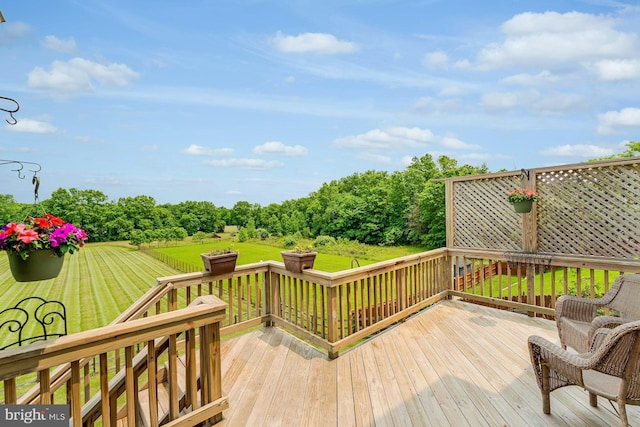 43268 Heavenly Cir, Leesburg, VA 20176 - deck with a lawn