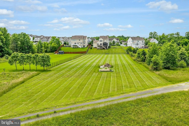 43268 Heavenly Cir, Leesburg, VA 20176 - view of grassy yard with a residential view