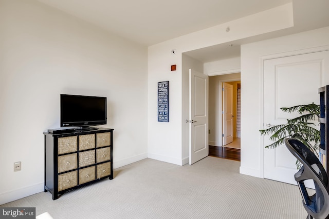 675 President St Unit 2105, Baltimore, MD 21202 - carpeted bedroom with baseboards
