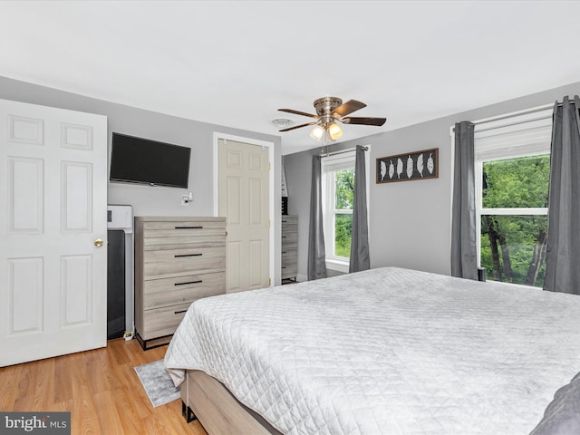 42 Bucher John Rd, Union Bridge, MD 21791 - bedroom featuring light wood-style flooring and a ceiling fan