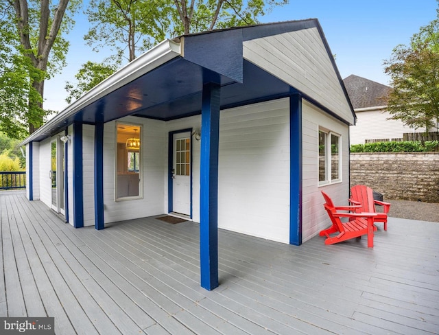 3324 Lorcom Ln, Arlington, VA 22207 - view of wooden terrace
