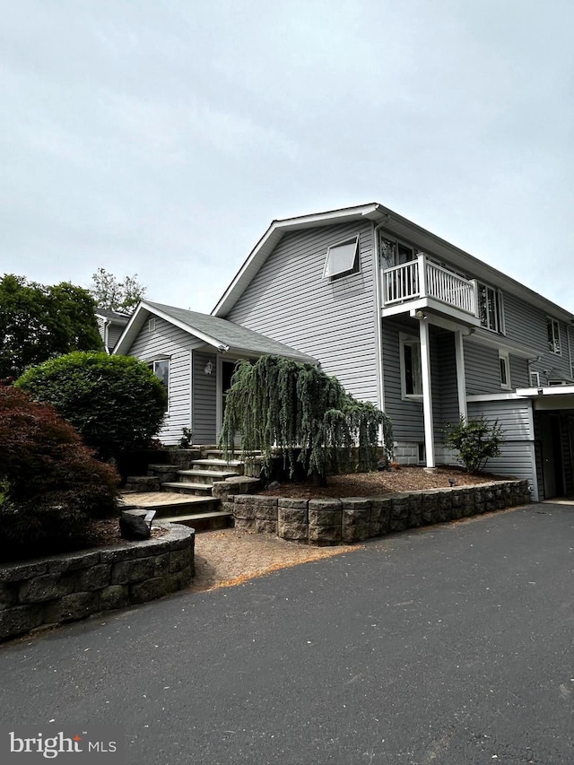 130 Bellmawr Ave, Haddon Heights, NJ 08035 - view of front of property with a balcony