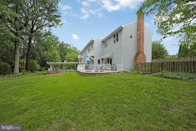 130 Bellmawr Ave, Haddon Heights, NJ 08035 - back of property featuring a chimney and a patio