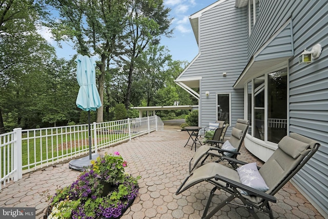 130 Bellmawr Ave, Haddon Heights, NJ 08035 - view of patio