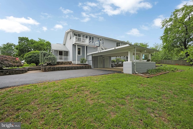 130 Bellmawr Ave, Haddon Heights, NJ 08035 - view of front of house with driveway and an attached carport