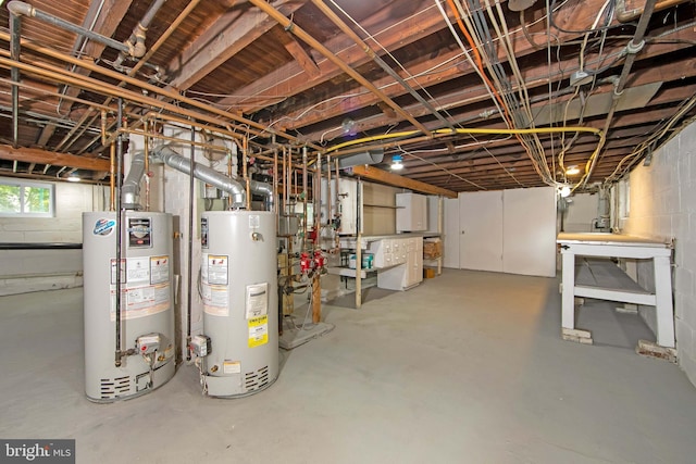 130 Bellmawr Ave, Haddon Heights, NJ 08035 - basement with water heater