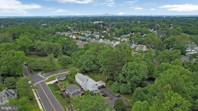 130 Bellmawr Ave, Haddon Heights, NJ 08035 - aerial view of property and surrounding area featuring nearby suburban area
