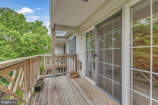 4078 Rose Bud Ct, Edinburg, VA 22824 - view of wooden terrace