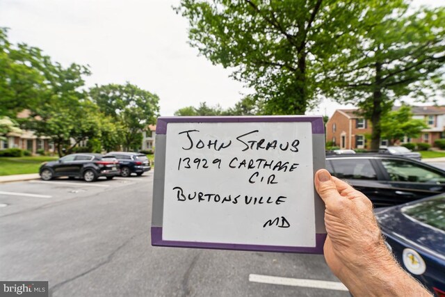 13929 Carthage Cir, Burtonsville, MD 20866 - exterior view of parking