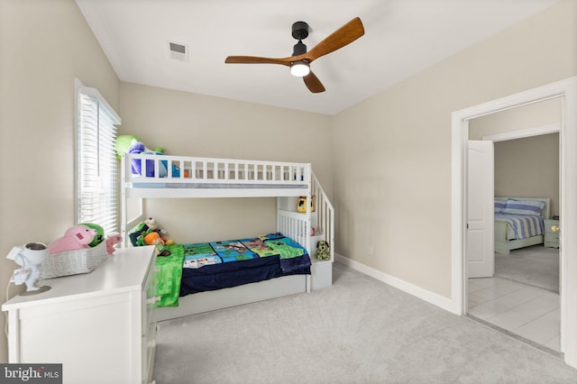 22962 Lois Ln, Brambleton, VA 20148 - carpeted bedroom featuring baseboards and ceiling fan