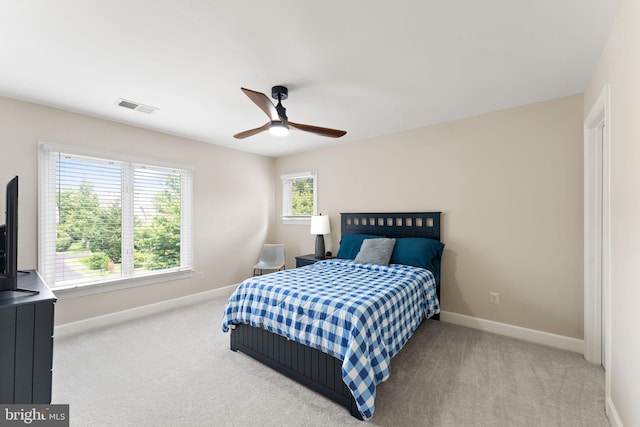 22962 Lois Ln, Brambleton, VA 20148 - carpeted bedroom featuring baseboards and ceiling fan