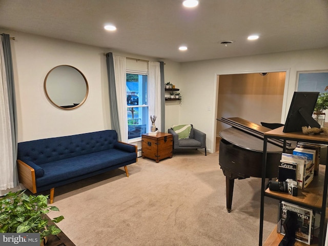 1222 Pinehurst Rd, Staunton, VA 24401 - sitting room featuring carpet and recessed lighting