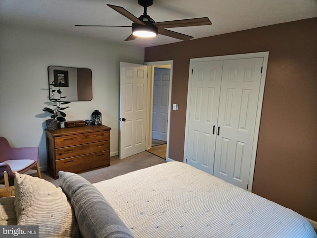1222 Pinehurst Rd, Staunton, VA 24401 - carpeted bedroom featuring a closet and a ceiling fan