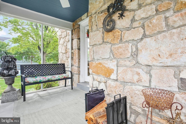 1107 Kenmore Ave, Fredericksburg, VA 22401 - view of covered porch