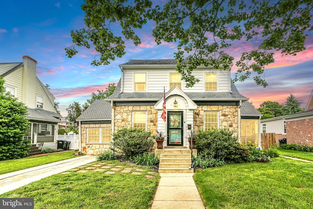 1107 Kenmore Ave, Fredericksburg, VA 22401 - view of front of house featuring stone siding