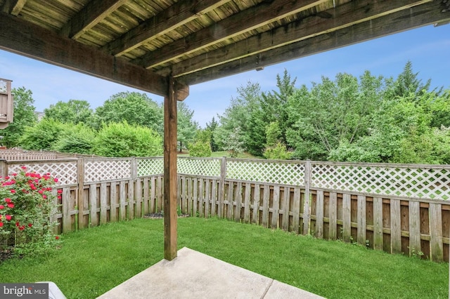 3416 Barnhouse Dr, Edgewater, MD 21037 - view of yard with a patio