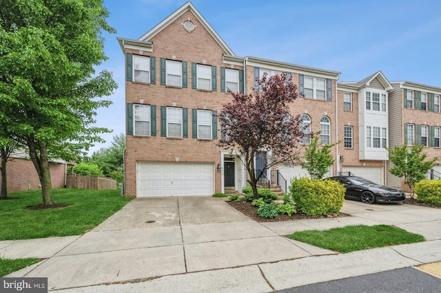 3416 Barnhouse Dr, Edgewater, MD 21037 - multi unit property featuring brick siding, an attached garage, and driveway