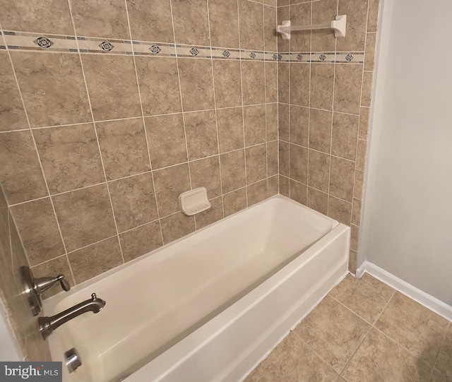 1248 Steed St, Ranson, WV 25438 - bathroom featuring baseboards, bathing tub / shower combination, and tile patterned floors