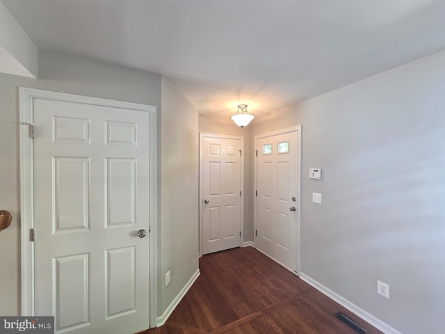 1248 Steed St, Ranson, WV 25438 - foyer featuring dark wood-style floors and baseboards