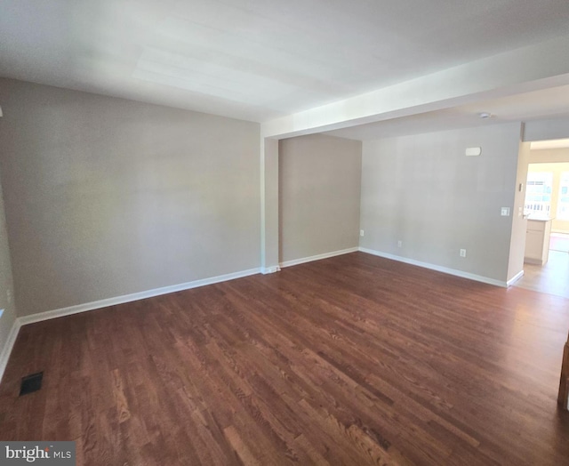 1248 Steed St, Ranson, WV 25438 - unfurnished room featuring dark wood-style floors and baseboards