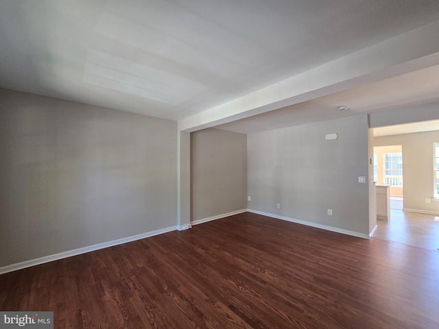 1248 Steed St, Ranson, WV 25438 - unfurnished room featuring dark wood-style floors and baseboards