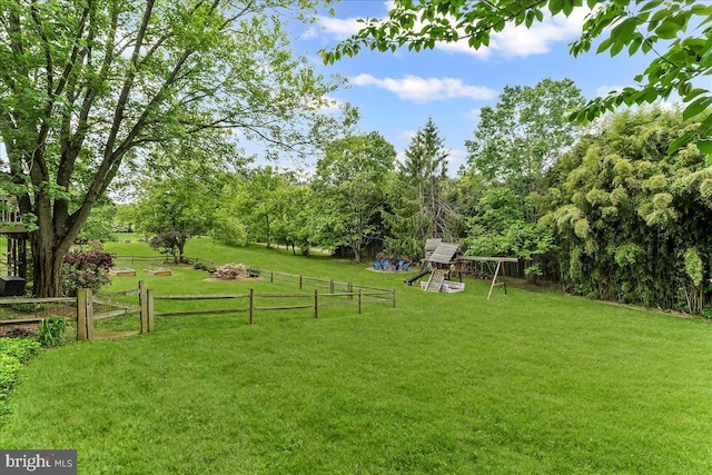 11 White Oak Dr, West Grove, PA 19390 - view of yard featuring a playground
