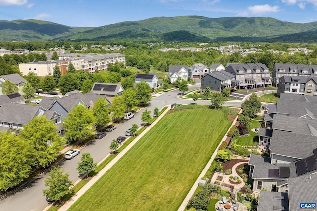 729 Highgate Row, Crozet, VA 22932 - aerial perspective of suburban area with mountains