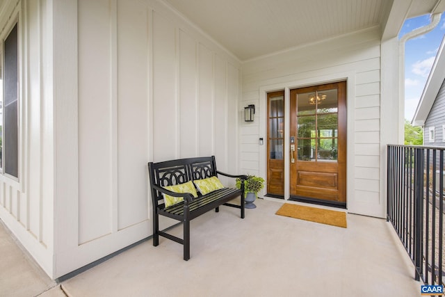 729 Highgate Row, Crozet, VA 22932 - doorway to property featuring board and batten siding