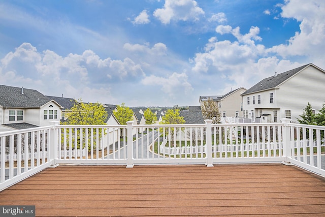 11919 Little Seneca Pkwy, Clarksburg, MD 20871 - wooden terrace featuring a residential view