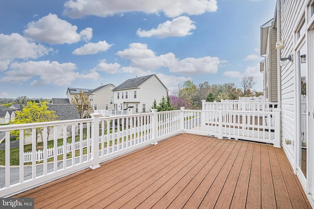 11919 Little Seneca Pkwy, Clarksburg, MD 20871 - wooden deck featuring a residential view