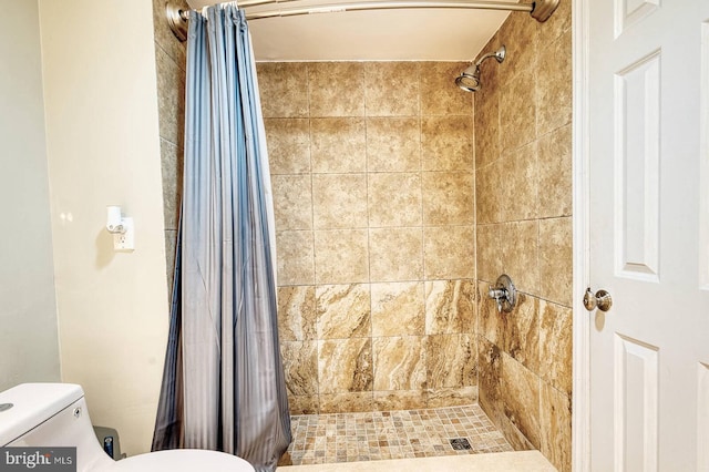 1337 Harvard St NW Unit 1, Washington, DC 20009 - full bath with toilet and a tile shower