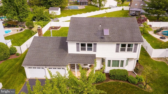 5 Wetherhill Way, Dayton, NJ 08810 - view of front of house featuring roof with shingles, driveway, a garage, and a residential view