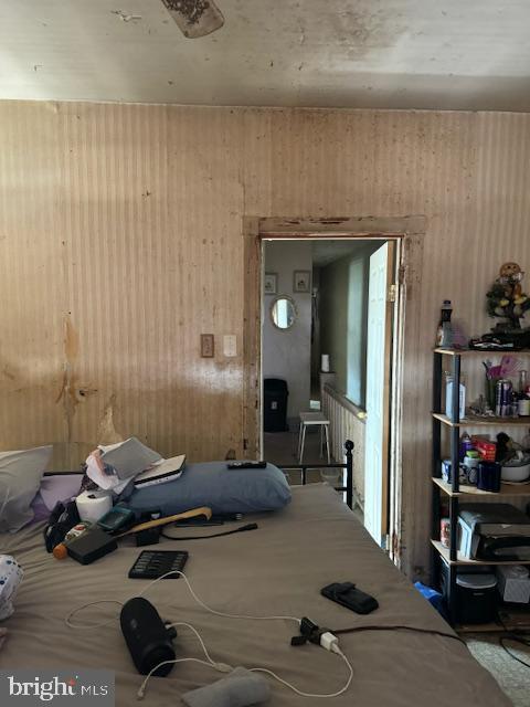 518 S 55th St, Philadelphia, PA 19143 - miscellaneous room with wooden walls