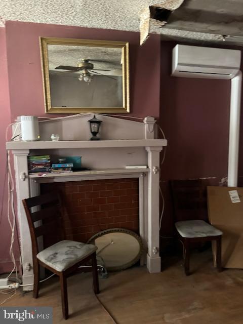 518 S 55th St, Philadelphia, PA 19143 - sitting room featuring a wall unit AC