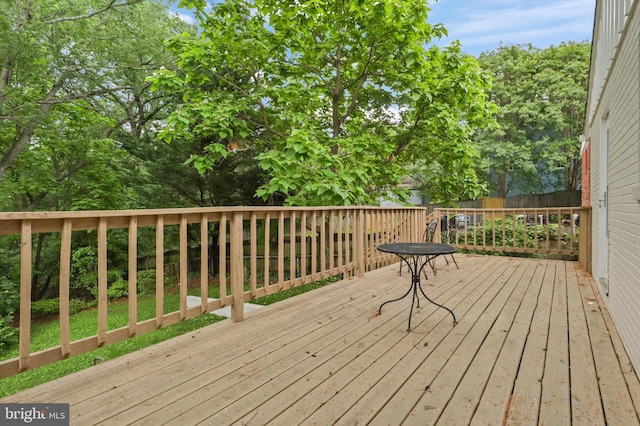 3615 22nd St N, Arlington, VA 22207 - view of wooden deck