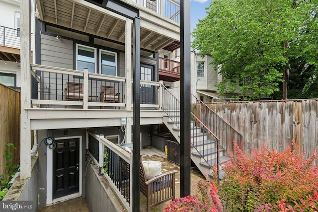 3615 10th St NW Unit A, Washington, DC 20010 - rear view of property featuring stairway