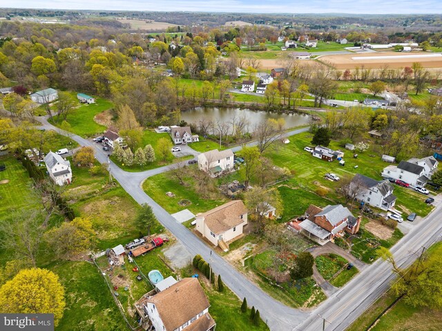 106 1st Ave, Lincoln University, PA 19352 - aerial overview of property's location with a large body of water and nearby suburban area