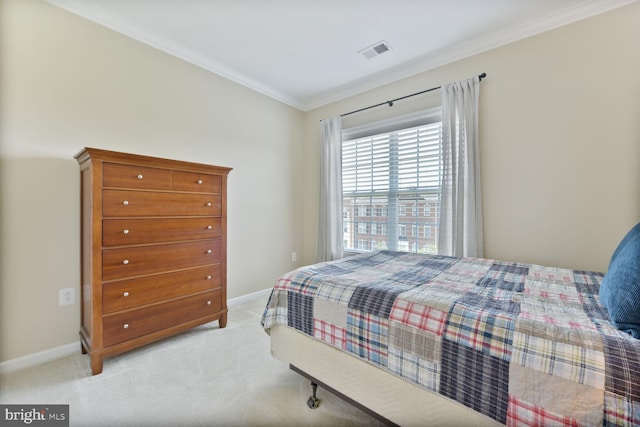 23492 Bluemont Chapel Ter, Ashburn, VA 20148 - carpeted bedroom featuring ornamental molding and baseboards