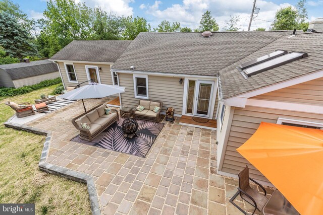 1104 N Pleasantview Rd, Pottstown, PA 19464 - view of patio / terrace featuring an outdoor living space