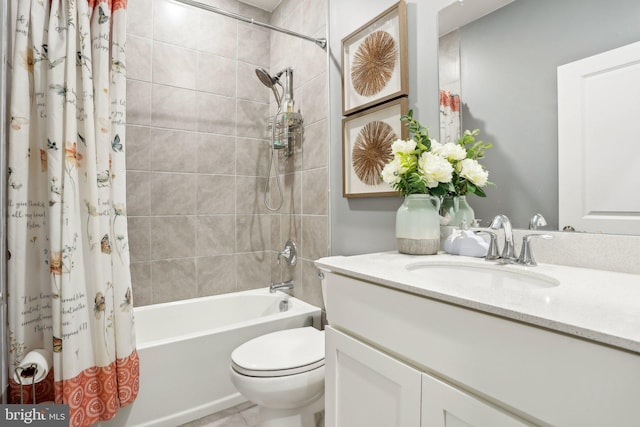 117 King St Unit A, Bensalem, PA 19020 - full bath featuring vanity, shower / bath combo, and toilet