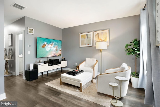 117 King St Unit A, Bensalem, PA 19020 - living room with wood finished floors and baseboards