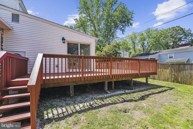 6775 Amherst Rd, Bryans Road, MD 20616 - view of wooden terrace