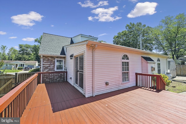 6775 Amherst Rd, Bryans Road, MD 20616 - view of wooden deck