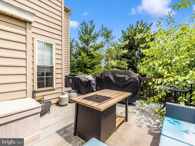 1501 Rambling Way, Frederick, MD 21701 - view of patio featuring a deck and area for grilling
