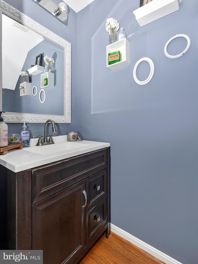 1501 Rambling Way, Frederick, MD 21701 - bathroom with vanity and wood finished floors