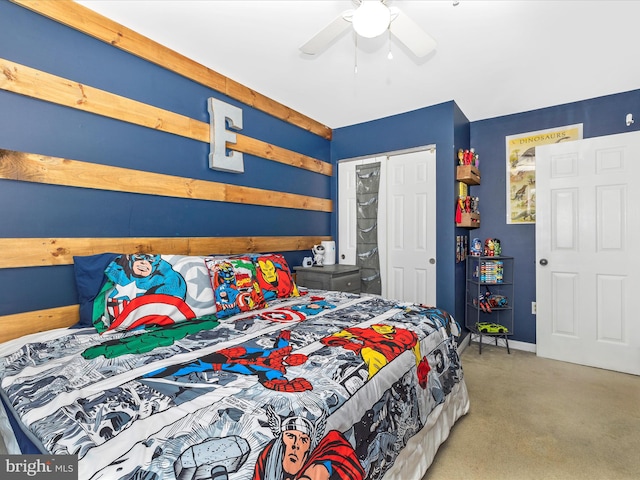 1501 Rambling Way, Frederick, MD 21701 - bedroom featuring carpet floors and a ceiling fan