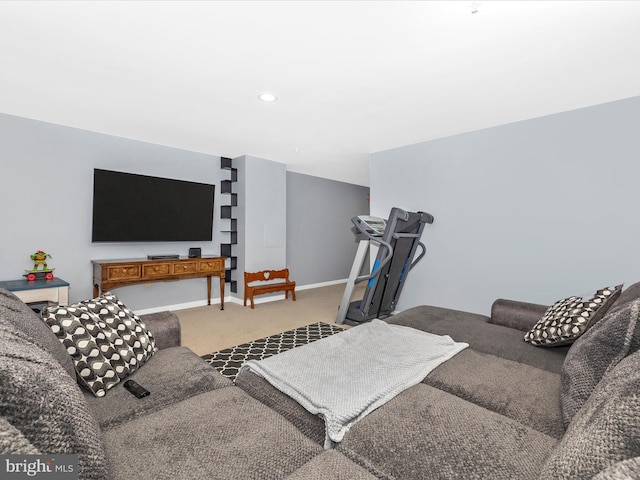 1501 Rambling Way, Frederick, MD 21701 - carpeted living room featuring baseboards
