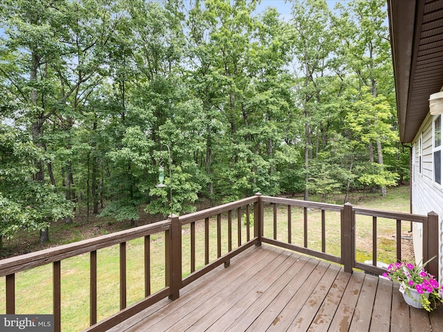 55 Ithica Ln, High View, WV 26808 - wooden terrace with a yard