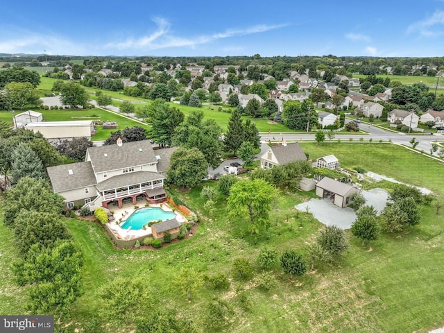 419 Coffee Goss Rd, Marietta, PA 17547 - aerial view of residential area featuring a pool