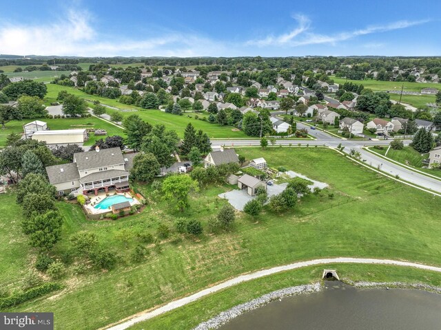 419 Coffee Goss Rd, Marietta, PA 17547 - bird's eye view of a pool area and a nearby body of water
